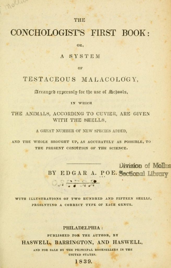 Title page from "The conchologist's first book, or, A system of testaceous malacology . . ."