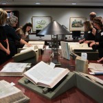 Guests were invited on a rare books tour in the Joseph F. Cullman 3rd Library of Natural History prior to the dinner.