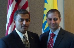 Dave and his mentor Salim Mawani