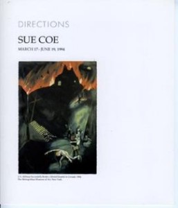 Brochure for Directions: Sue Coe. 