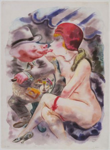 "Circe," George Grosz, 1927. Museum of Modern Art.