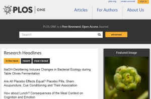 Open access science journal "PLOS ONE"