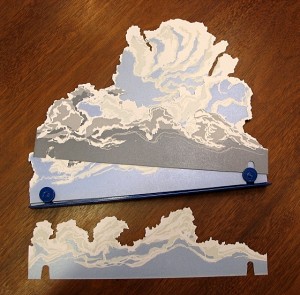 Cloud pages with metal base