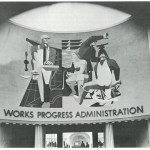 Philip Guston mural from New York World's Fair, 1939