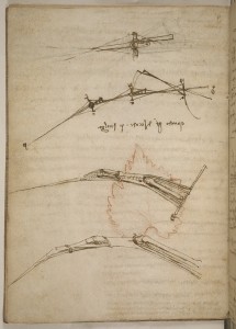 A page from DaVinci's Codex on Flight