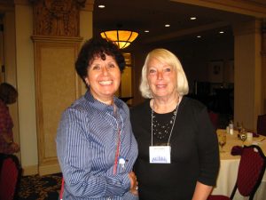 EllenRubin, "Pop-Up Lady" and Ann Montanaro Staples, President of the Movable Book Society.