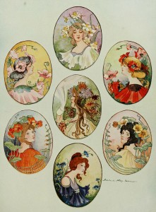 Decorative Heads by Robineau, the January supplement to the 1901 v.2 no. 9 issue of Keramic Studio 