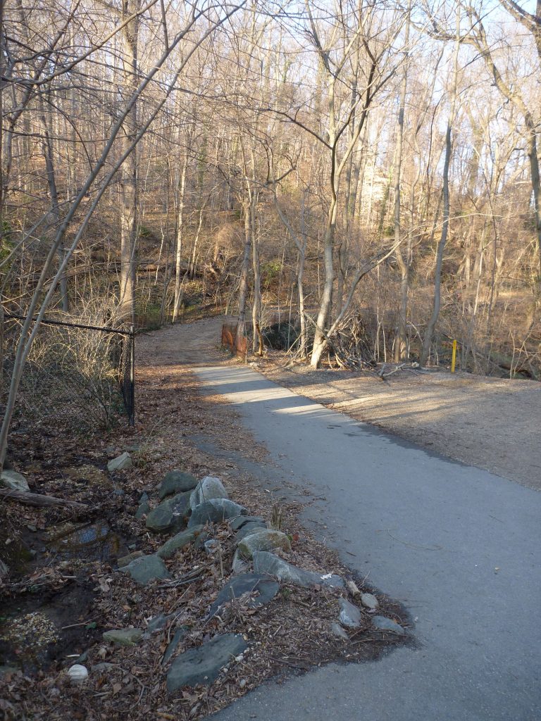 Lovers' Lane in Georgetown. Hollerith use to take this country road, between the present day Dumbarton Oaks and Montrose Park, between Normanstone and his own homes in Georgetown and his factory (photo J. Blakely)