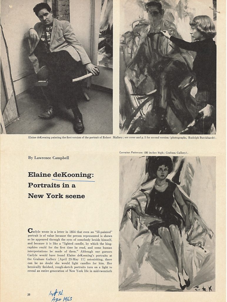 Spread from Art News, 1964-- AAPG