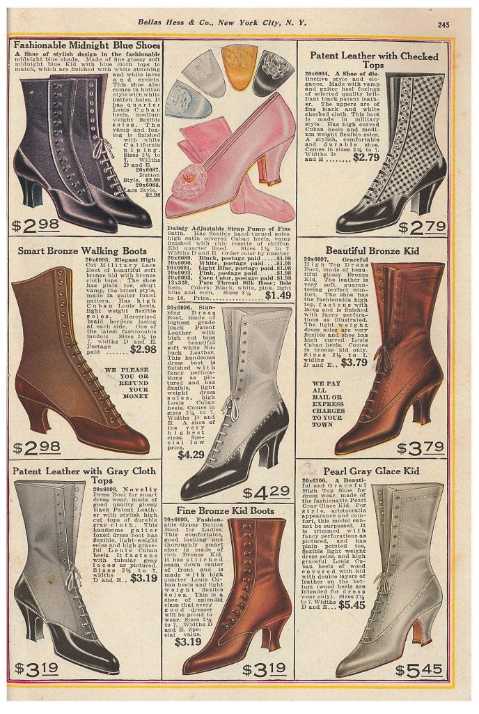 boots, pumps, and shoes