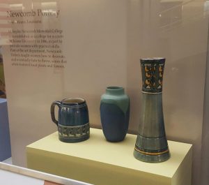 Newcomb pottery pieces