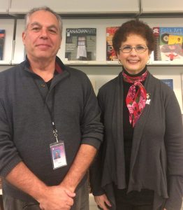 Paul and Janet, two volunteers at the AAPG Library who helped with the Allentown Vertical File Donation.