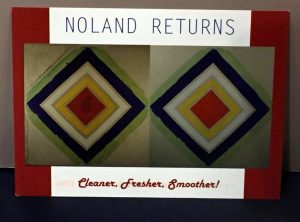 "Noland Returns" invitation from 2014 Catholic University exhibition