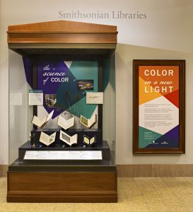 Smithsonian Libraries Exhibit "Color in a New Light" located in the Evans Gallery of the Smithsonian National Museum of Natural History.