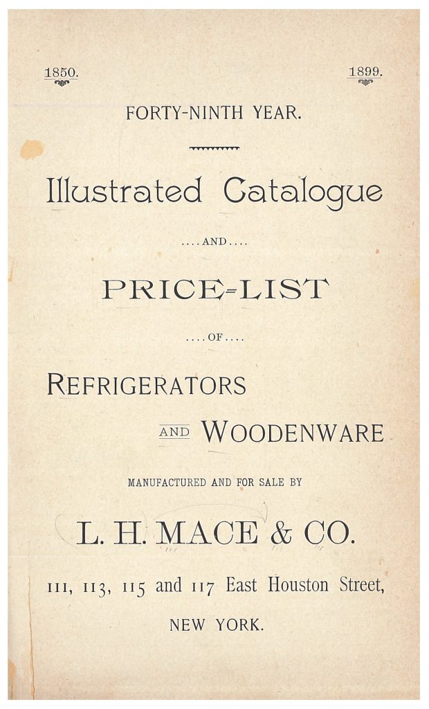 title page of catalog