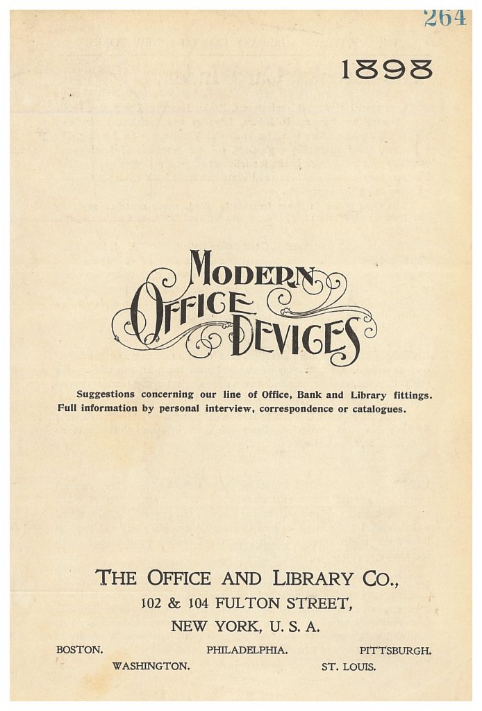 front cover of Modern Office Devices trade catalog