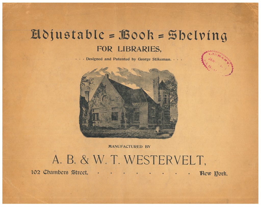 front cover of trade catalog showing a building