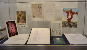 Ephemera relating to Marshall Glasier, George Grosz, and Robert Cenedella from "Igniting Artistic Consciousness"