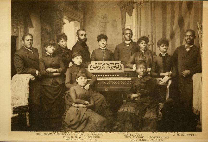 The Jubilee Singers, circa 1880. 