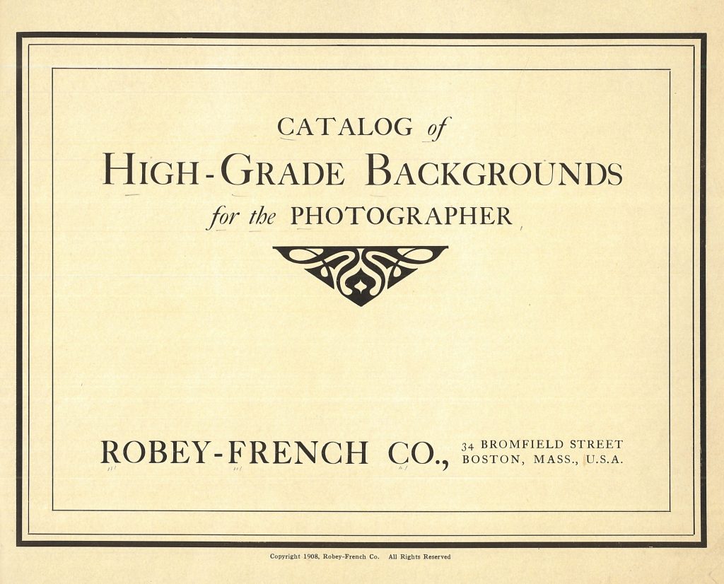 Title page of Robey-French Co. catalog