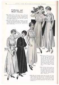 maid, nurse, and waitress uniforms and house dress for women