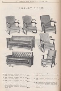 armchairs, rocking chairs, and Davenport sofa beds